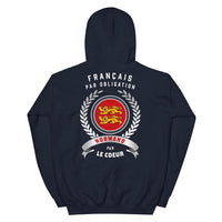 Thumbnail for Normand par le coeur - Sweatshirt à capuche - Ici & Là - T-shirts & Souvenirs de chez toi