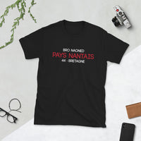 Thumbnail for T-shirt Bretagne gris foncé chiné - Fierté des origines nantaises