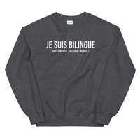 Thumbnail for Bilingue Italien - Sweatshirt - Ici & Là - T-shirts & Souvenirs de chez toi