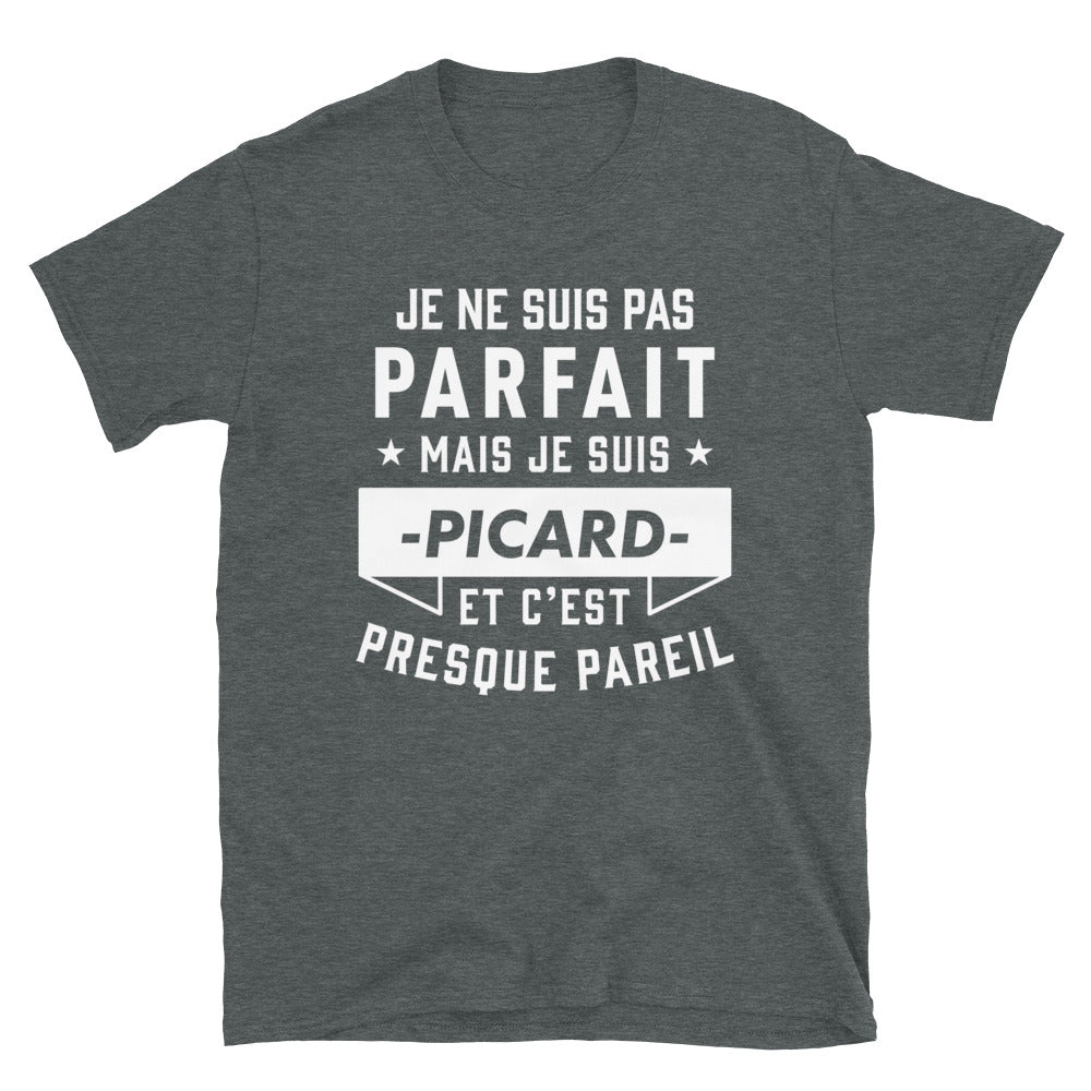 T-shirt Picard bleu marine - Fierté locale avec humour