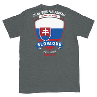 Thumbnail for T-shirt Slovaque bleu marine - Je ne suis pas parfait mais.