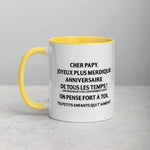 Papy Joyeux plus merdique anniversaire de tous les temps  r - Mug Tasse Couleurs intérieures grand-père - Ici & Là - T-shirts & Souvenirs de chez toi