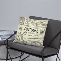 Thumbnail for Coussin décoratif Portugal - Un accent de fierté locale