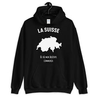Thumbnail for Sweatshirt Suisse noir - Mon histoire commence avec fierté
