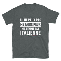 Thumbnail for T-shirt Italie bleu marine - Plus rien ne me fait peur ma femme est