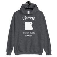 Thumbnail for Sweatshirt Égypte gris foncé - L'histoire commence ici
