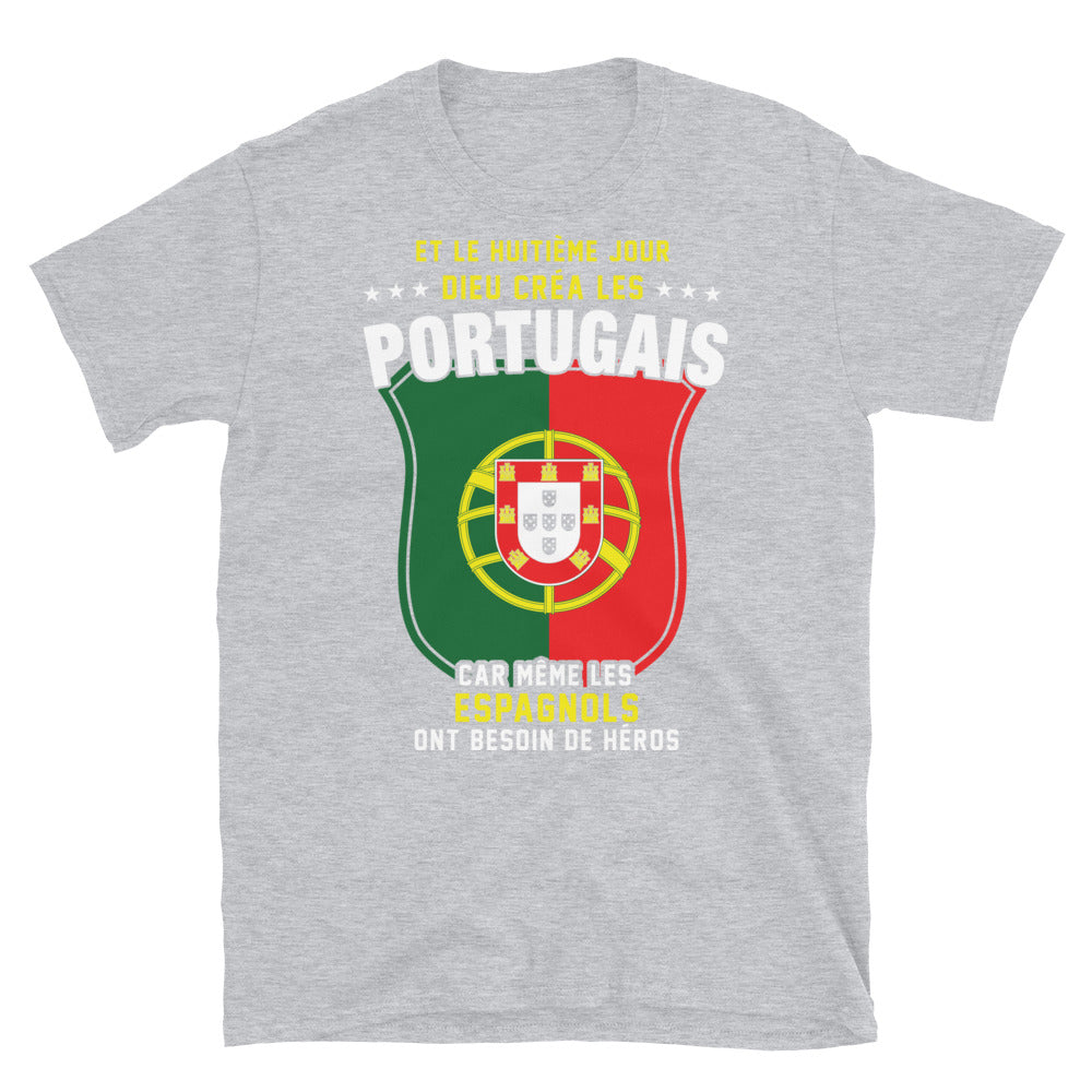 8e-jour-portugais T-shirt Standard - Ici & Là - T-shirts & Souvenirs de chez toi