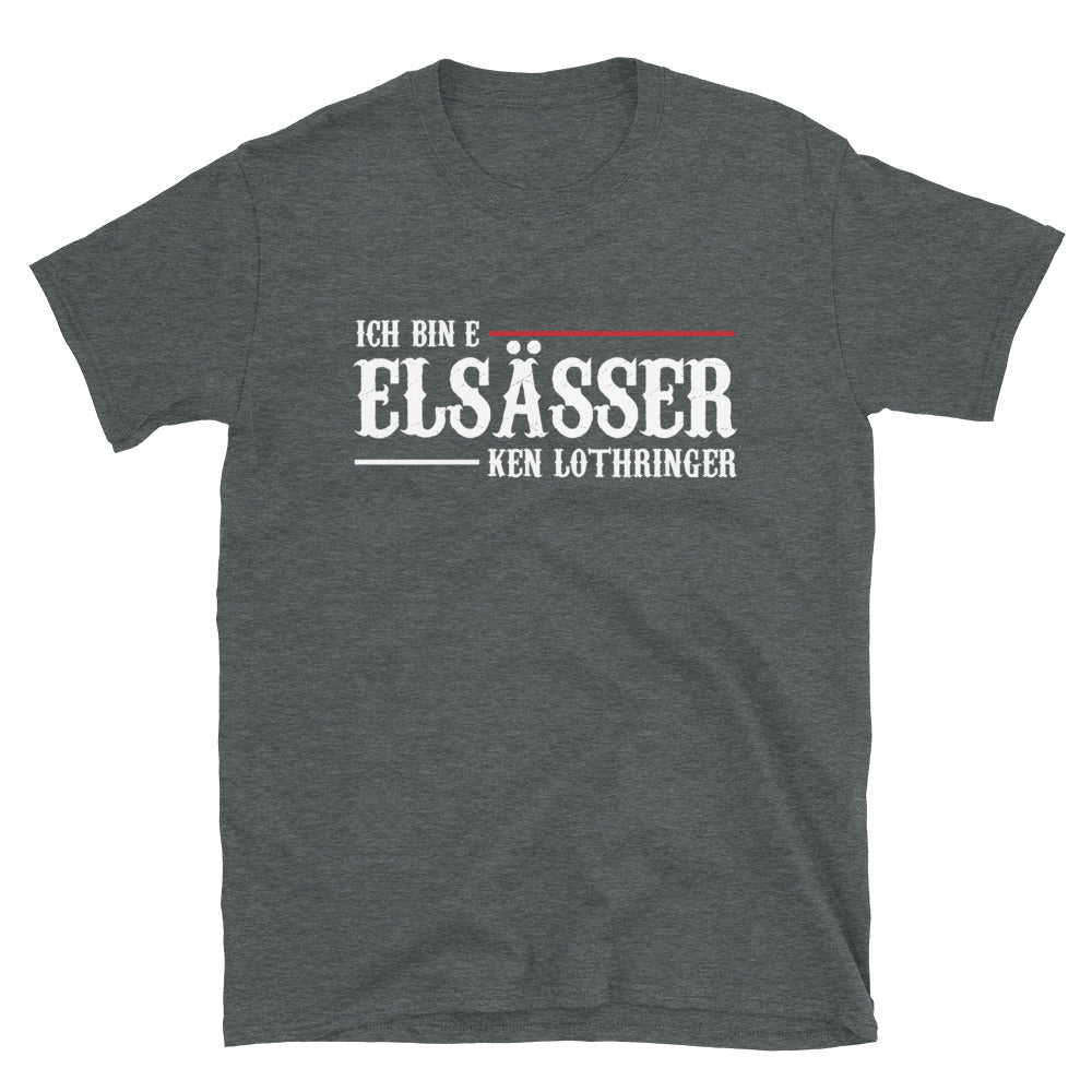 T-shirt Alsace bleu marine dos - Je suis Alsacien pas Lothringer