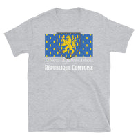 Thumbnail for T-shirt Franche-Comté gris sport - Liberté Égalité Arbois