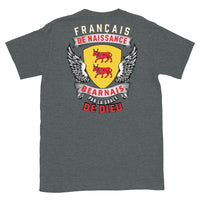 Thumbnail for T-shirt Béarnais gris foncé - Fierté locale et humour