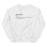 Thumbnail for Definition grat out ki - réunion - Sweatshirt - Ici & Là - T-shirts & Souvenirs de chez toi