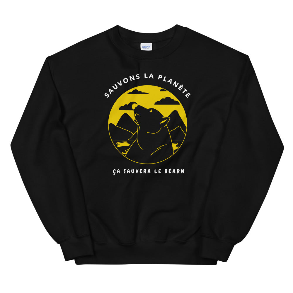Sweatshirt Béarn - Sauvons la planète, ça sauvera le Béarn