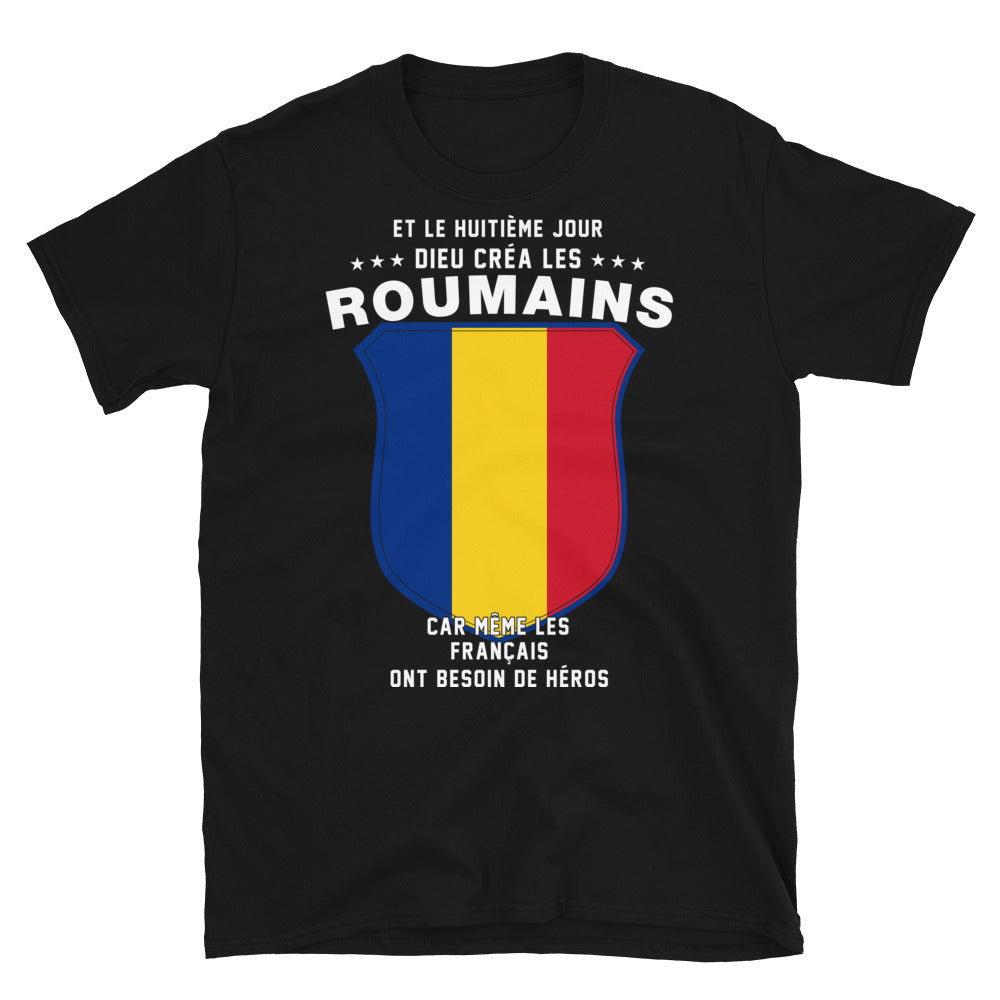 8e-jour-roumains-v2 T-shirt Standard - Ici & Là - T-shirts & Souvenirs de chez toi