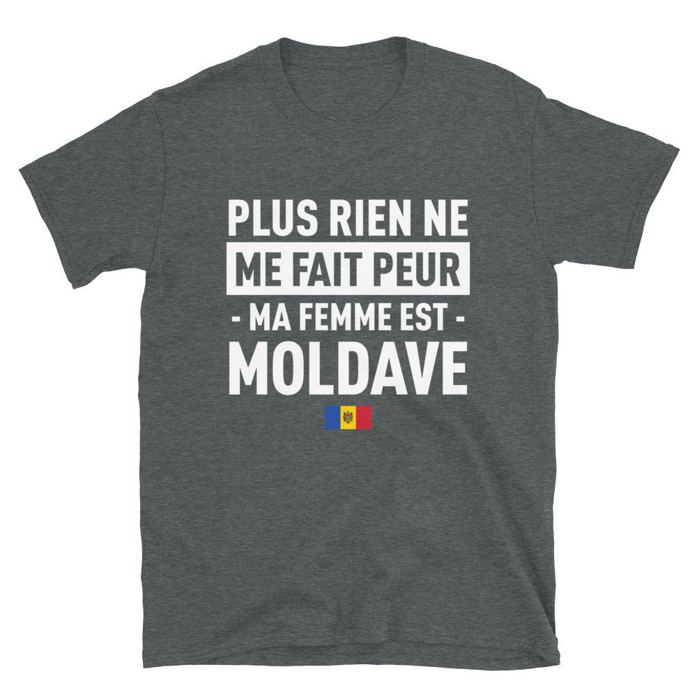 T-shirt Moldave gris foncé - Plus rien ne me fait peur