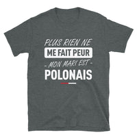 Thumbnail for T-shirt Pologne bleu marine - Plus rien ne me fait peur ma femme est