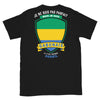 T-shirt Gabon noir - Je ne suis pas parfait mais