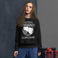 Thumbnail for Drogue pref : La Bretagne - Sweatshirt - Ici & Là - T-shirts & Souvenirs de chez toi