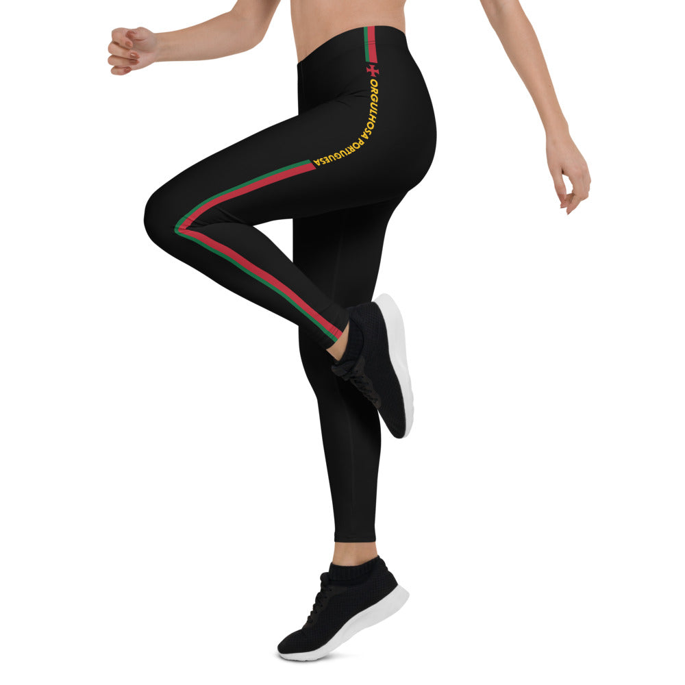 Leggings Portugal - Fière Portugaise avec ceinture élastique