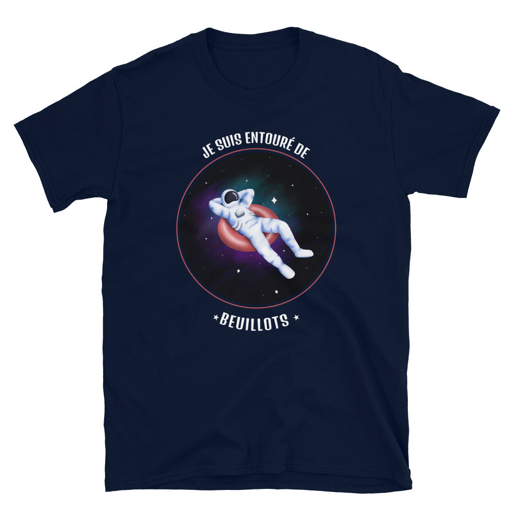 T-shirt Franche-Comté marine dos - Je suis entouré de Beuillots