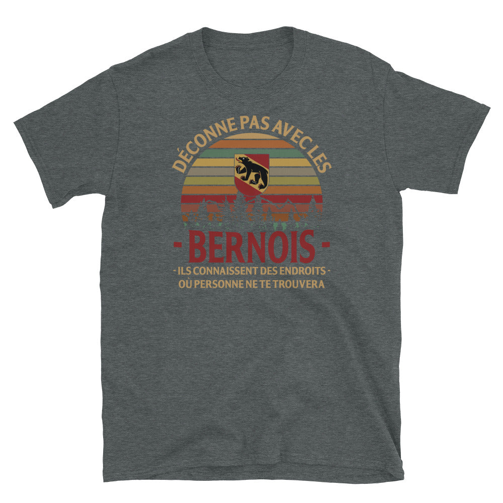 Bernois Endroits - Canton de Bern, Suisse - T-shirt Standard - Ici & Là - T-shirts & Souvenirs de chez toi