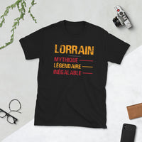 Thumbnail for T-shirt Lorrain bleu marine - texte humoristique sur les origines