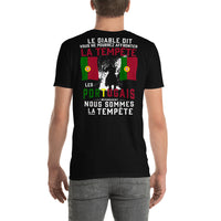 Thumbnail for T-shirt Portugal noir dos - Fiers comme la tempête