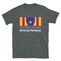 Thumbnail for T-shirt Provence bleu marine dos - Drapeau ancien et moderne