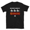 T-shirt Normand noir - Mon groupe sanguin : Normand plus
