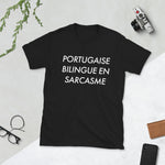 Portugaise Sarcasme - T-shirts Unisexe Standard - Ici & Là - T-shirts & Souvenirs de chez toi