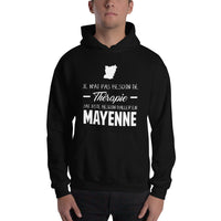 Thumbnail for Sweatshirt Mayenne gris sport - Je n'ai pas besoin de thérapie