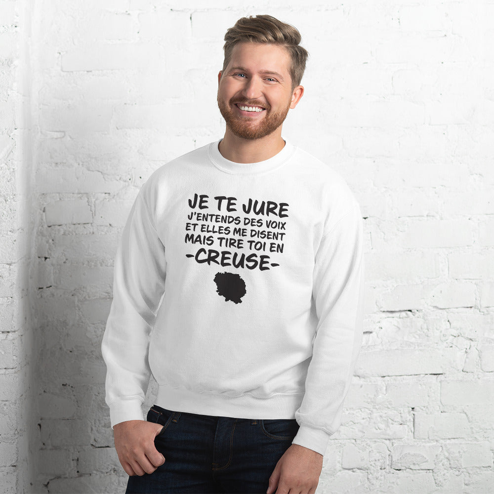 Je te jure - En Creuse - Sweatshirt - Ici & Là - T-shirts & Souvenirs de chez toi