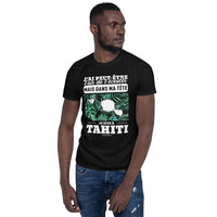 Thumbnail for T-shirt Tahiti gris foncé chiné - J'ai peut-être l'air de t'écouter