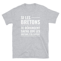 Thumbnail for T-shirt Bretagne bleu marine dos - Les Bretons s'en foutent