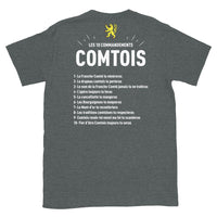 Thumbnail for T-shirt France-Comté noir - Les 10 commandements comtois