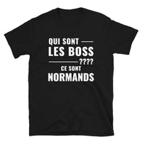 Thumbnail for T-shirt Normand noir - Les Boss, version grammaticale