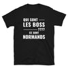 T-shirt Normand noir - Les Boss, version grammaticale