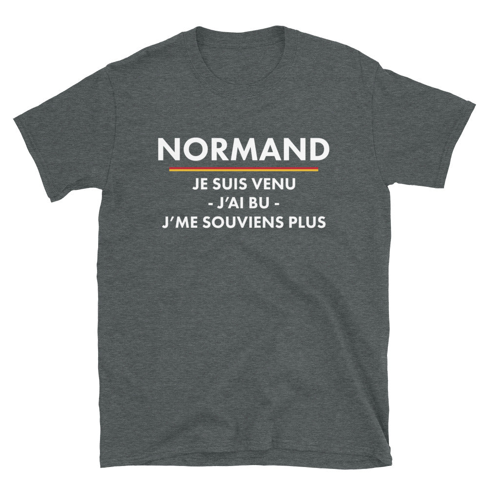 T-shirt Normand noir dos - Veni, Vedi, Pas Vici