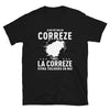 T-shirt Corrèze noir - La fierté locale en coton doux
