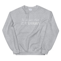 Thumbnail for Sweatshirt Auvergne noir - Fée pas chier cette Auvergnate