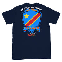 Thumbnail for T-shirt Congo noir dos - Je ne suis pas parfait mais