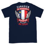 Grâce Acadien T-shirt Standard IMPRESSION DOS - Ici & Là - T-shirts & Souvenirs de chez toi