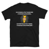 T-shirt Portugal noir - 10h sans marcher avec humour