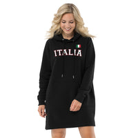 Thumbnail for Robe à capuche Italie - Style universitaire avec drapeau