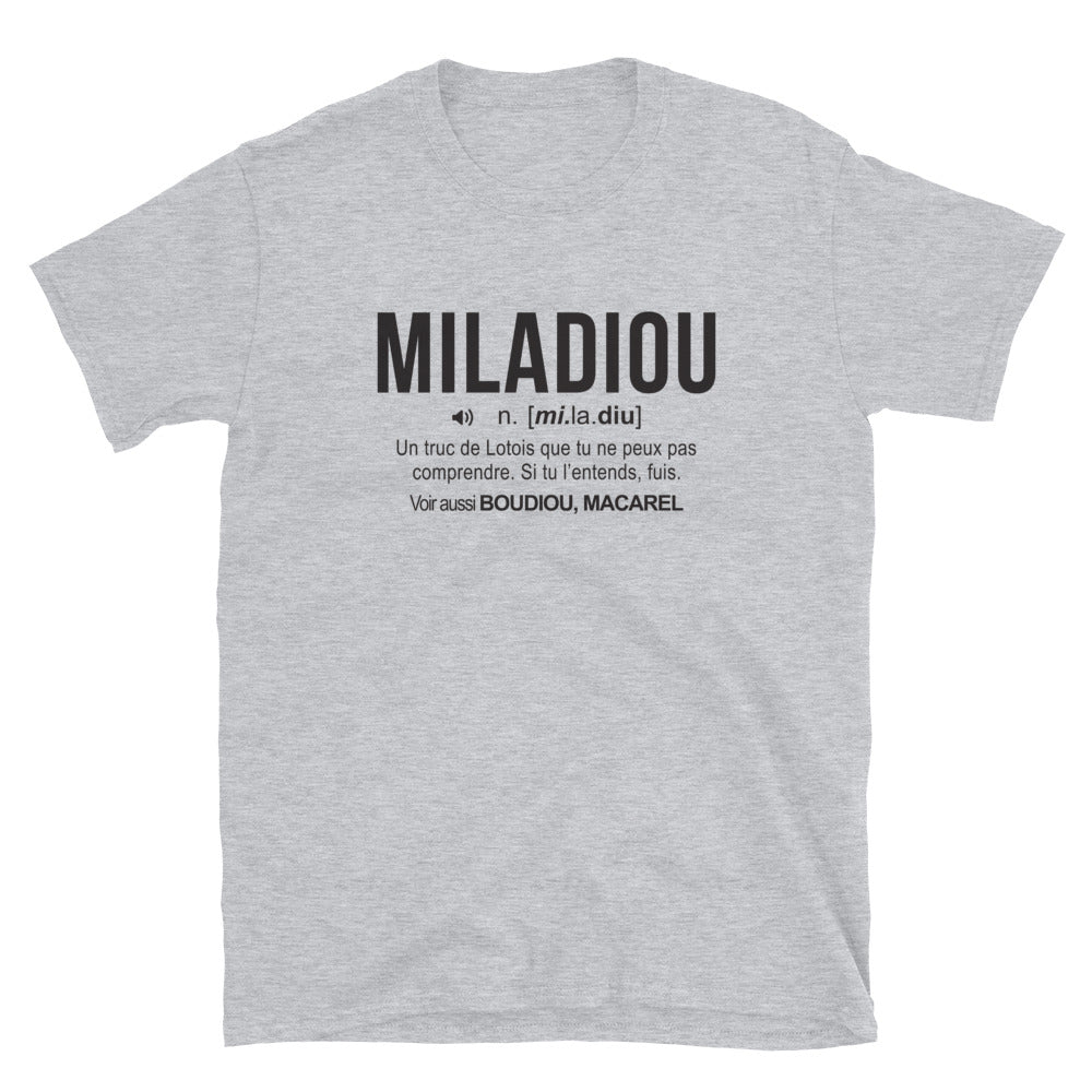 T-shirt Lotois blanc - Miladiou, un truc de lotois