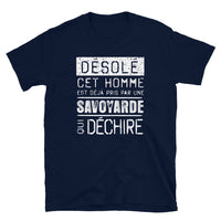 Thumbnail for DÉsolé ce type est pris par une Savoyarde - Savoie - T-shirt Standard - Ici & Là - T-shirts & Souvenirs de chez toi