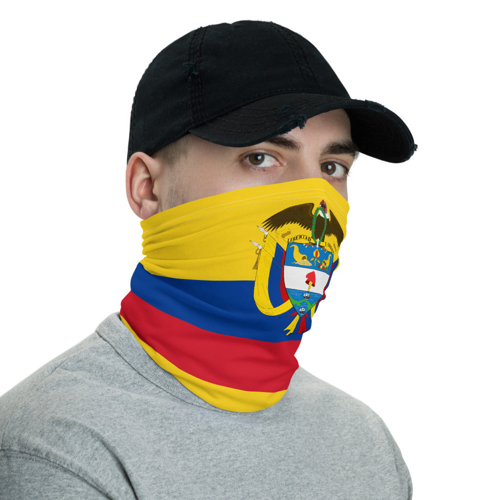 Cache-cou Colombie - Accessoire polyvalent et fun
