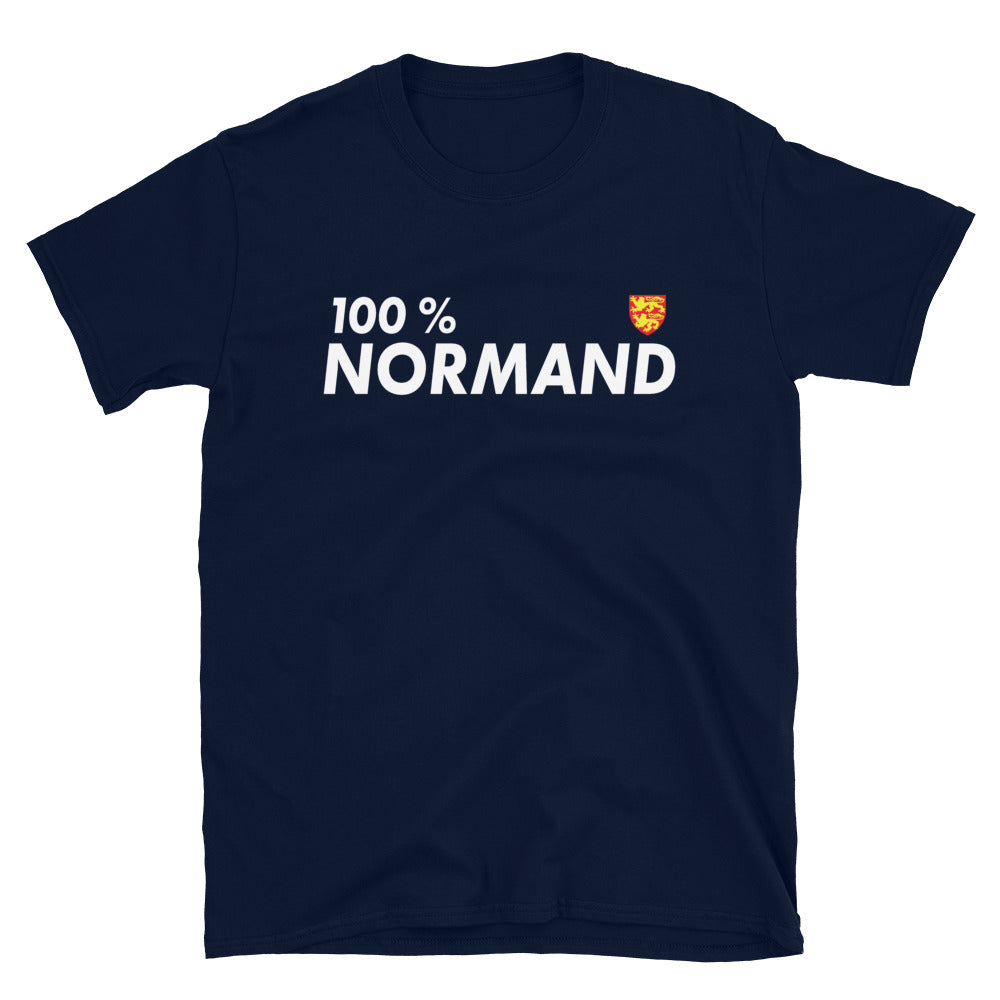 100 % Normand - T-shirt Standard - Ici & Là - T-shirts & Souvenirs de chez toi