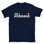 100 % Normand - T-shirt Standard - Ici & Là - T-shirts & Souvenirs de chez toi