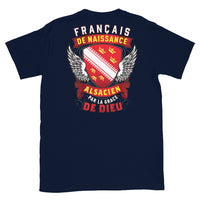Thumbnail for T-shirt Alsacien noir dos - design humoristique sur les origines