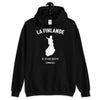 Sweatshirt Finlande noir - Histoire et confort douillet